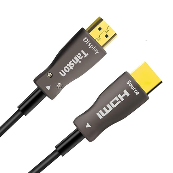 Tainston Tainston 200ft Fiber HDMI Cable 4K 60Hz High Speed 18.2Gbps HDR ARC Slim Flexible Fiber Optic Technology - View 8 of 9