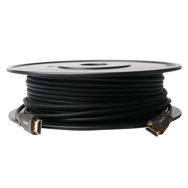Tainston Tainston 200ft Fiber HDMI Cable 4K 60Hz High Speed 18.2Gbps HDR ARC Slim Flexible Fiber Optic Technology