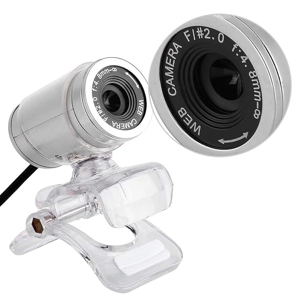 Serounder Serounder Webcam with Microphone, 1080P Full 12MP Web Camera, USB Clip-on Computer Web Cam 360 Degree Rotation for PC Laptop for YouTube Video Broadcasting Live - View 3 of 8