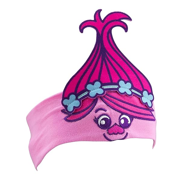 iHome Trolls Kids Headband Headphones with Volume Limiting Soft Cotton Earphones for School Home and Travel - View 2 of 8