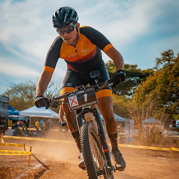 HSU HSU Aluminum Bike Bicycle Handlebar Mount for GoPro Hero 13/12/11/10/9/8/7/6/5/4 Session AKASO Campark and Other Action Cameras, 360 Degrees Rotary Mountain Bike Rack Mount (Black) - View 8 of 8