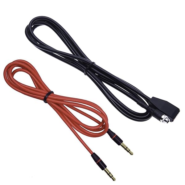 Keple BMW AUX Adaptor Cable Mounting Kit | Car Stereo Mountable Socket 3.5mm AUX Female Connector + 3.5mm Aux Male Cable 1m for BMW X3 (2004-2010)/ BMW Mini Cooper (2002-2006) / Mini Cooper S (2005) - View 5 of 8