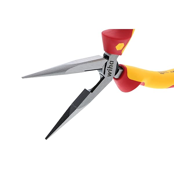 Wiha Wiha 32968 3 Piece Insulated Industrial Grip Pliers and Cutters Set Red for Safe Electrical Work - View 4 of 8