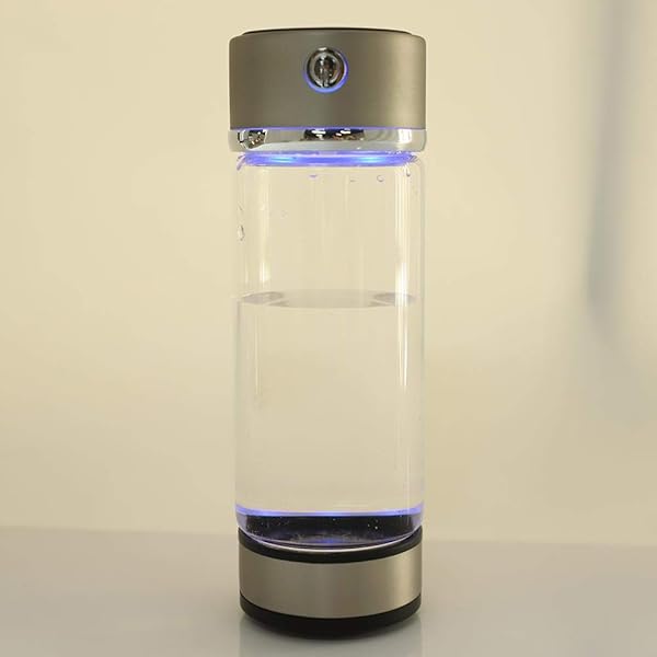 TOPINCN TOPINCN Hydrogen Water Cup Purifier Filter Glass Bottle USB Charging Portable Ionizer 420ML for Healthy Hydration - View 8 of 9