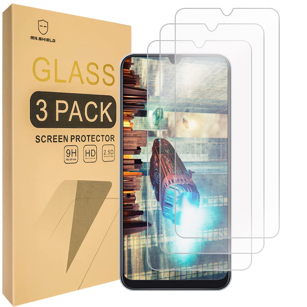 Mr.Shield Mr. Shield 3-Pack Tempered Glass Screen Protector for Samsung Galaxy A50 - Lifetime Replacement Included