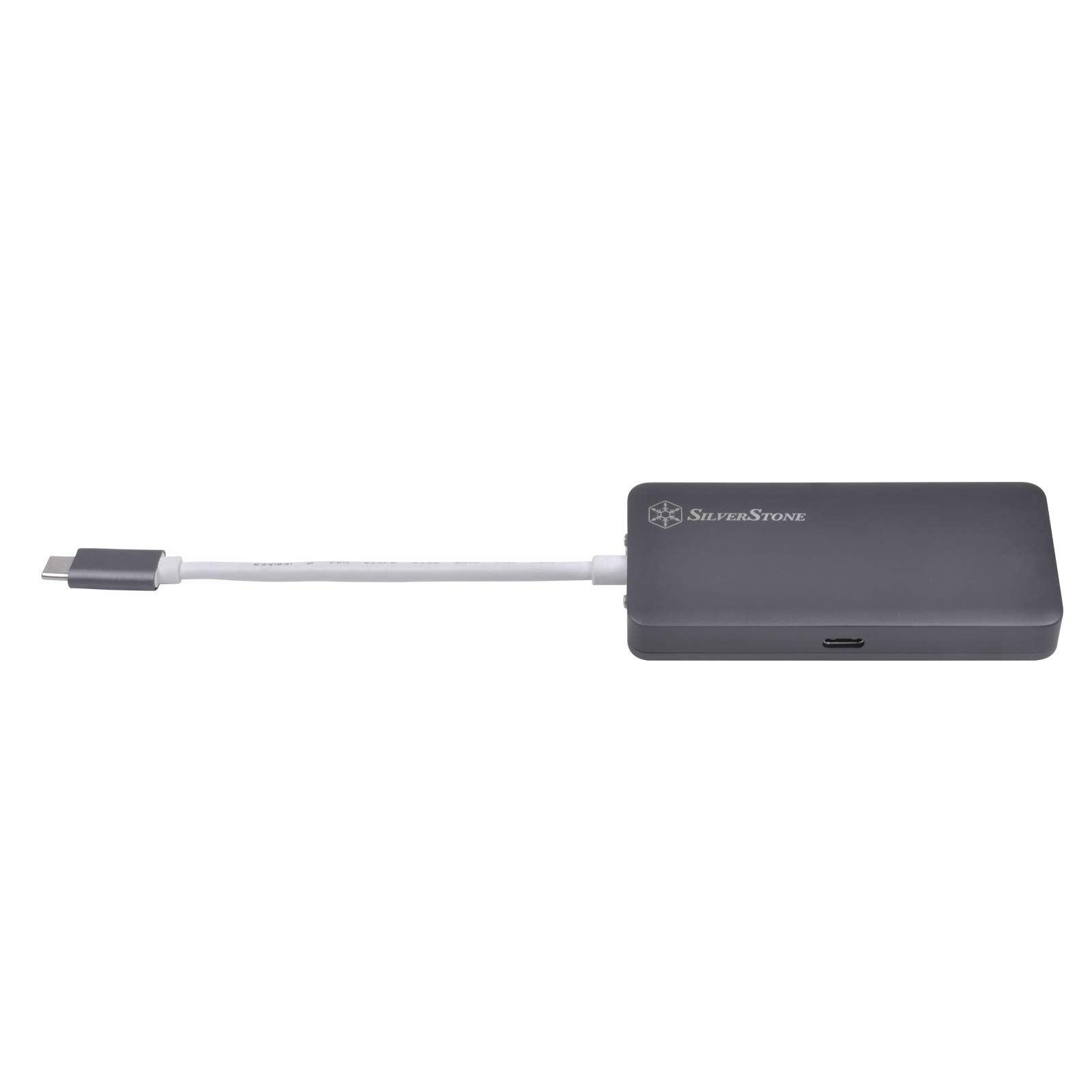 SilverStone Technology USB 3.1 Type C Hub with HDMI and 3 USB 3.1 Type A Ports for Fast Data Transfer and Connectivity - View 3 of 9