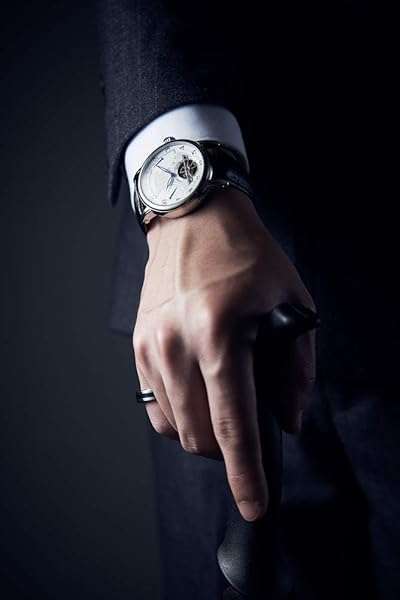 BINLUN BINLUN Green Leather Watch Strap with Quick Release & Silver Buckle - 20mm for Men & Women - View 10 of 11