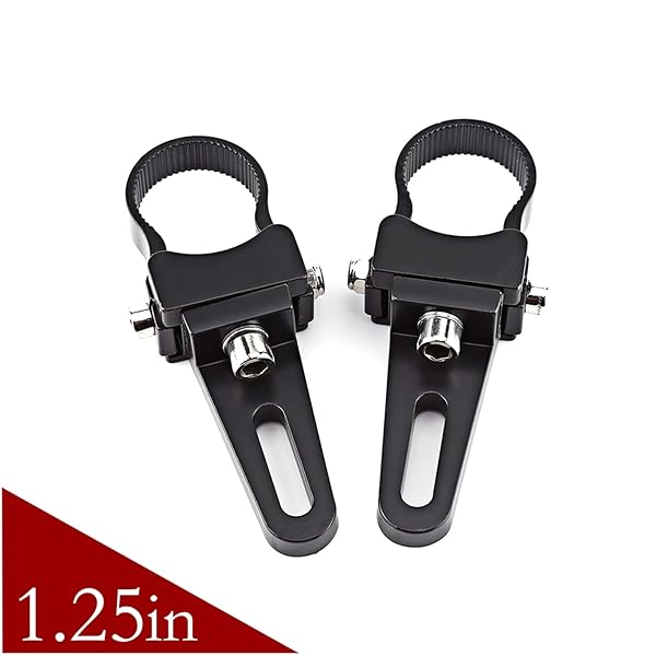 Aramox "Heavy-Duty Mounting Bracket Clamps for 1"-3" Aluminum Tubes & Roll Bars - LED Light Holder for Trucks & Off-Road Vehicles" - View 3 of 7