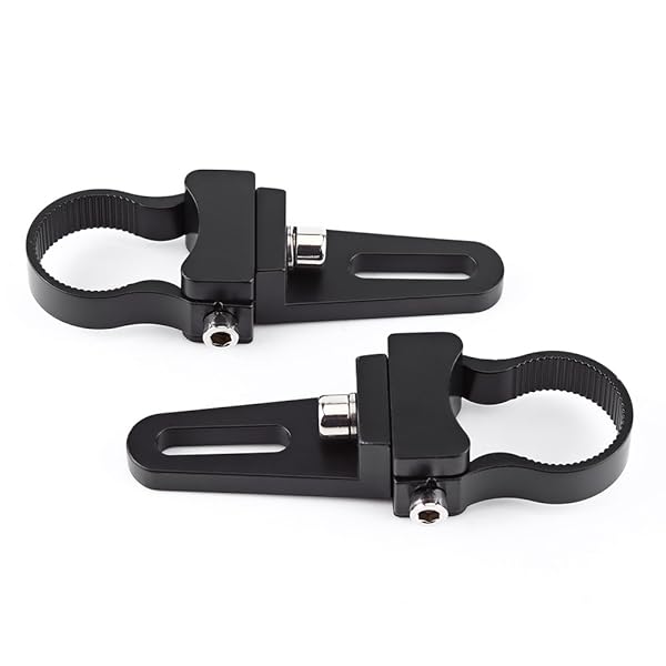 "Heavy-Duty Mounting Bracket Clamps for 1"-3" Aluminum Tubes & Roll Bars - LED Light Holder for Trucks & Off-Road Vehicles"