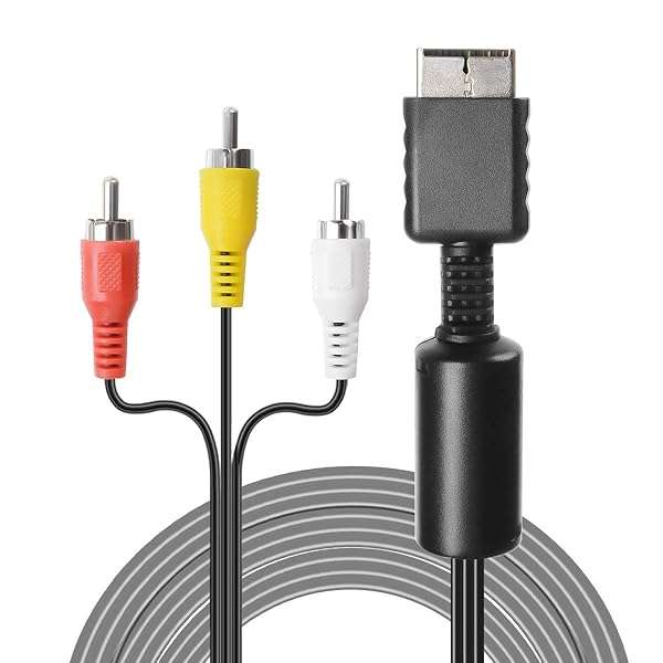 TENINYU TENINYU 6FT RCA AV Cable for PS1, PS2, PS3 - High-Quality Game Console Connection Accessories - View 4 of 7