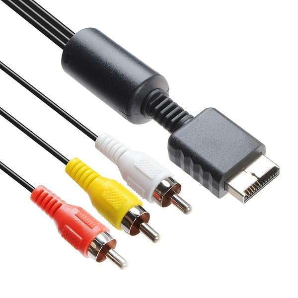 TENINYU TENINYU 6FT RCA AV Cable for PS1, PS2, PS3 - High-Quality Game Console Connection Accessories - View 2 of 7