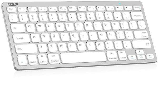 Arteck Arteck Ultra-Slim Bluetooth Keyboard for iPad & iPhone - Compatible with iOS, Android, Windows Devices