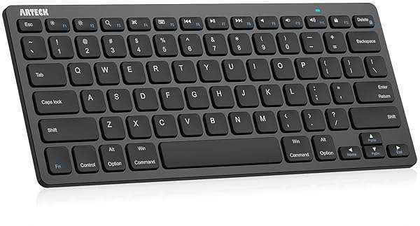 Arteck Arteck Ultra-Slim Bluetooth Keyboard for iPad 10.2, Air, Pro & More - Compatible with iOS, Android, Windows Devices
