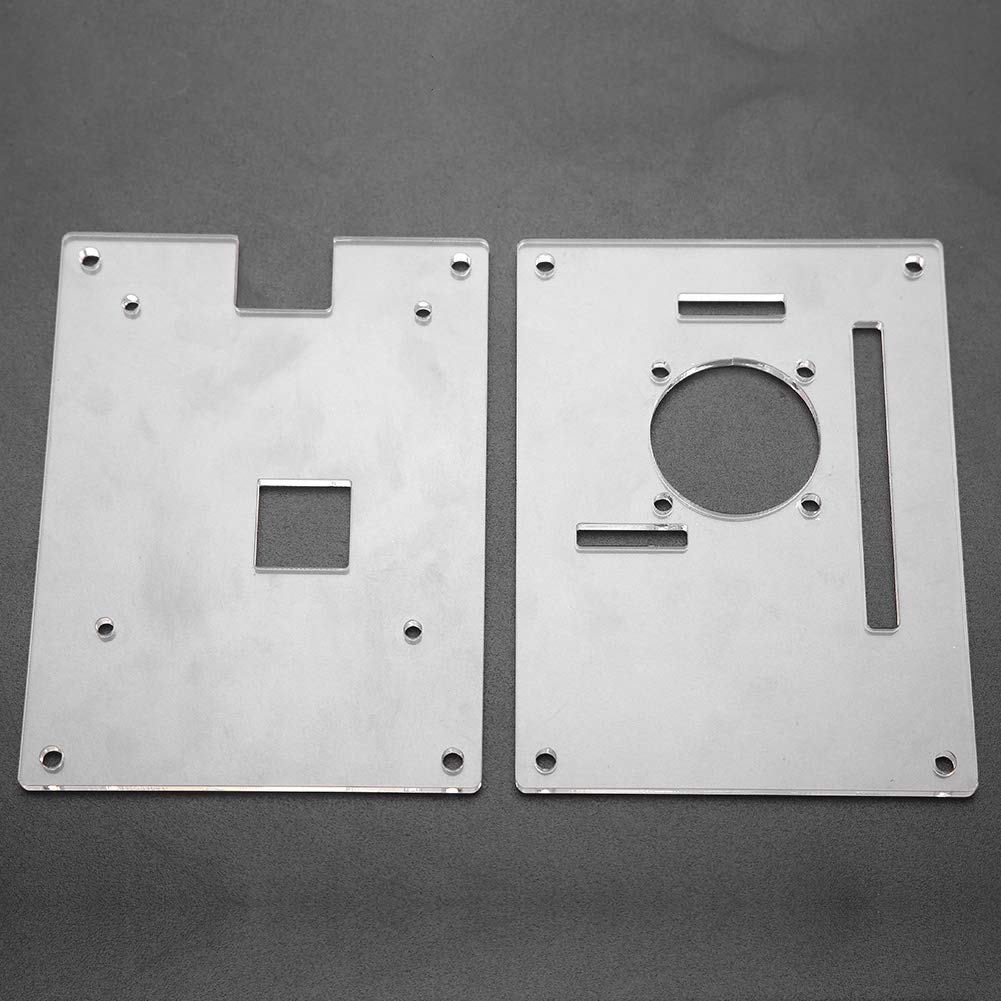 Acrylic Shell for Raspberry Pi ASHATA PMMA Enclosure Box with Cooling Fan for Pi 2 3 Model B and Pi B Plus - View 8 of 9