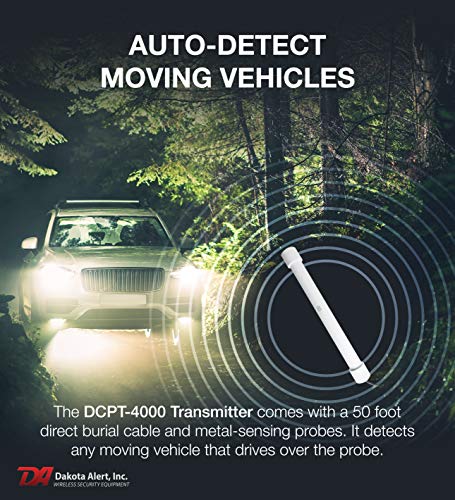Dakota Alert Dakota Alert DCPT-4000 Driveway Alarm: Wireless Weatherproof Sensor with 1-Mile Range & Vehicle Detection - View 3 of 7