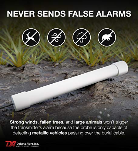 Dakota Alert Dakota Alert DCPT-4000 Driveway Alarm: Wireless Weatherproof Sensor with 1-Mile Range & Vehicle Detection - View 5 of 7