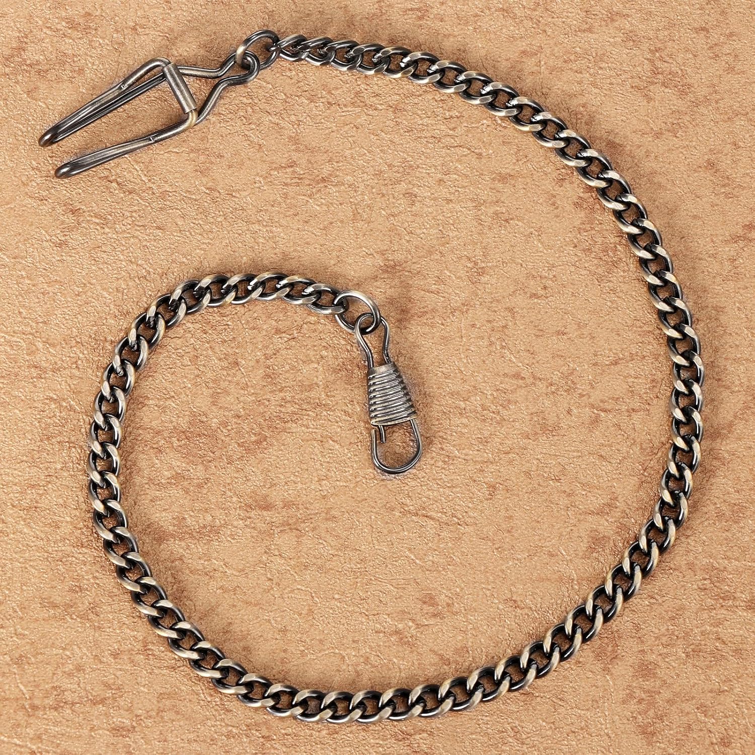 TREEWETO TREEWETO Pocket Watch Vest Chain 14.7 Inch Bronze Durable Stylish Accessory for Men - View 2 of 7