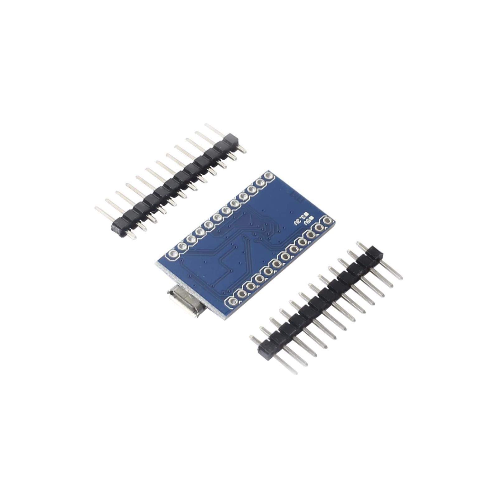 Generic Pro Micro ATmega32U4 5V 16MHz Micro-USB Development Module Board Compatible with Arduino Leonardo and ATmega328 Pro Mini - View 2 of 4