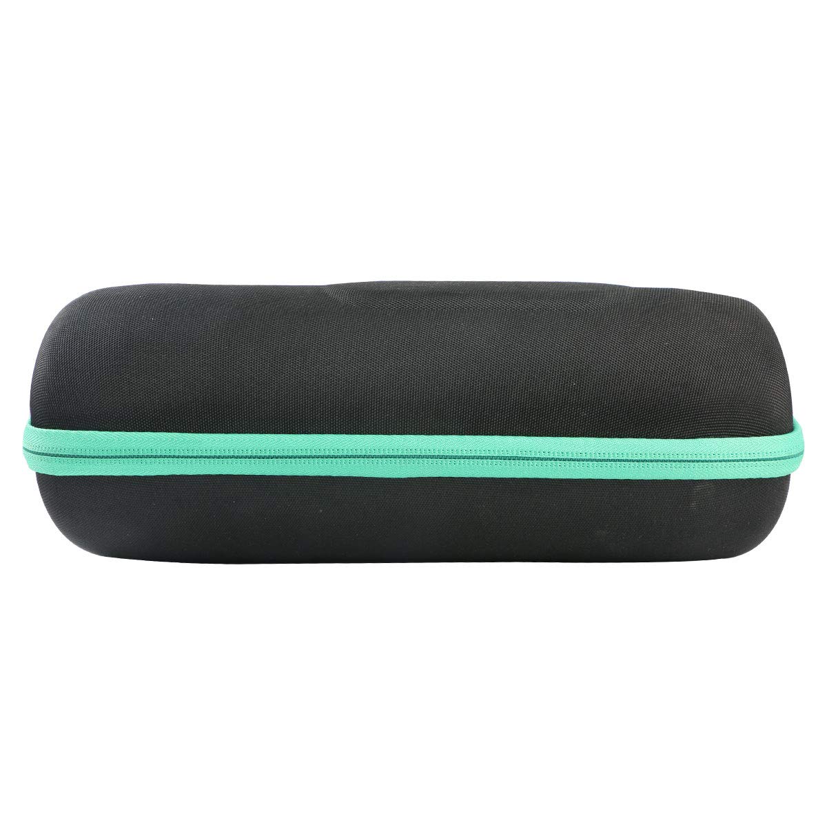 co2CREA Hard Travel Case for JBL Charge 4 and 5 Waterproof Bluetooth Speaker Black with Teal Zipper