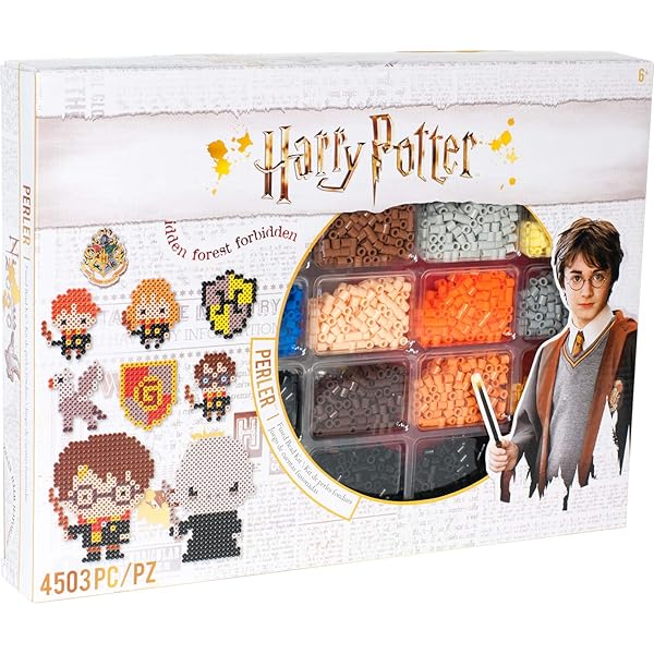 Perler Perler Harry Potter Fuse Bead Kit for Kids and Adults 4503pcs with 19 Patterns Multicolor Fun Craft Activity - View 4 of 8