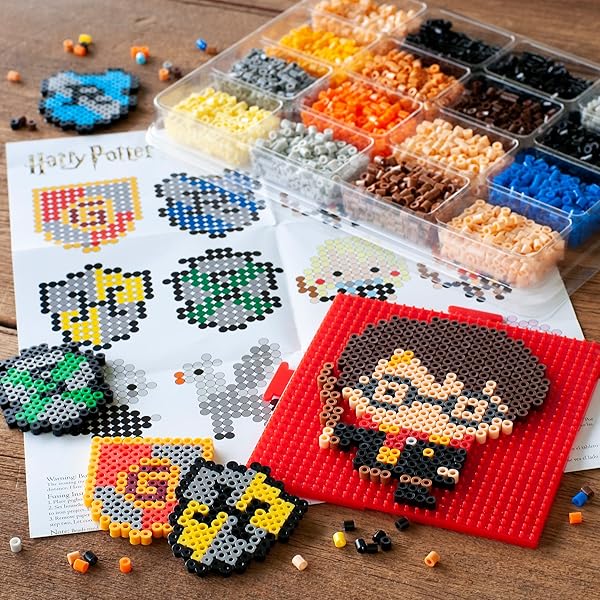 Perler Perler Harry Potter Fuse Bead Kit for Kids and Adults 4503pcs with 19 Patterns Multicolor Fun Craft Activity - View 5 of 8
