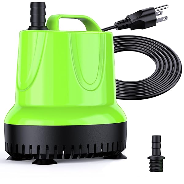 FREESEA FREESEA 160 GPH Submersible Water Pump for Pond Hydroponics Aquarium Statuary Waterfall Small Sump Pump 12W