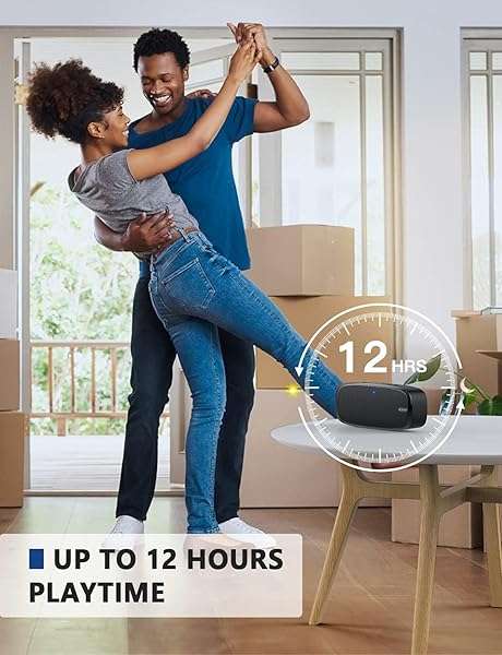 LENRUE LENRUE Bluetooth Speaker: Portable Wireless Sound with Rich Bass & 12-Hour Playtime for iPhone & Samsung - View 7 of 8