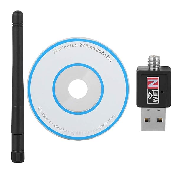 Mugast USB 2.0 Network Adapter - 300Mbps 2.4GHz Card for Windows & Linux | Fast 802.11b/g/n Connectivity - View 10 of 10