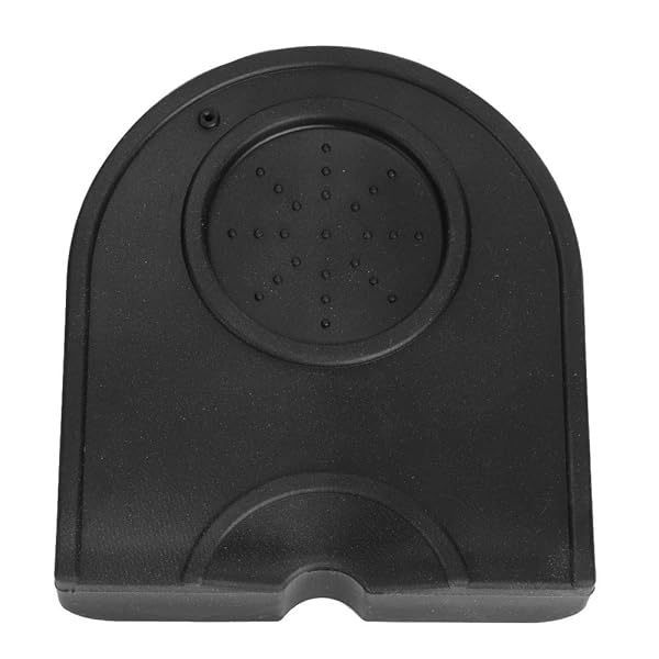 Premium Coffee Tamp Mat - Multi-Function Silicone Anti-Skid Pad for Bar & Semi-Automatic Machines (S-Black)