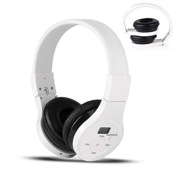 EXMAX EXMAX Wireless Over Ear Bluetooth Headphones with Noise Cancellation and AUX Cable for Music and Travel