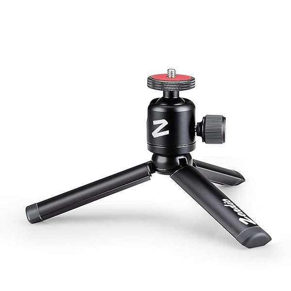 Zeadio Zeadio Metal Mini Tripod & Ball Head Mount: Perfect for Smooth 4, Osmo Mobile, Vimble 2 & All Cameras