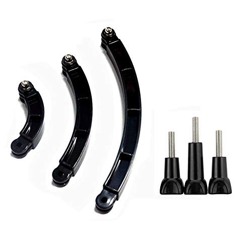 Williamcr 3 in 1 Extension Pivot Arm Williamcr Adjustable Monopod Bracket for GoPro 11 10 9 8 7 6 5 Black Session 5 4 Action Cameras