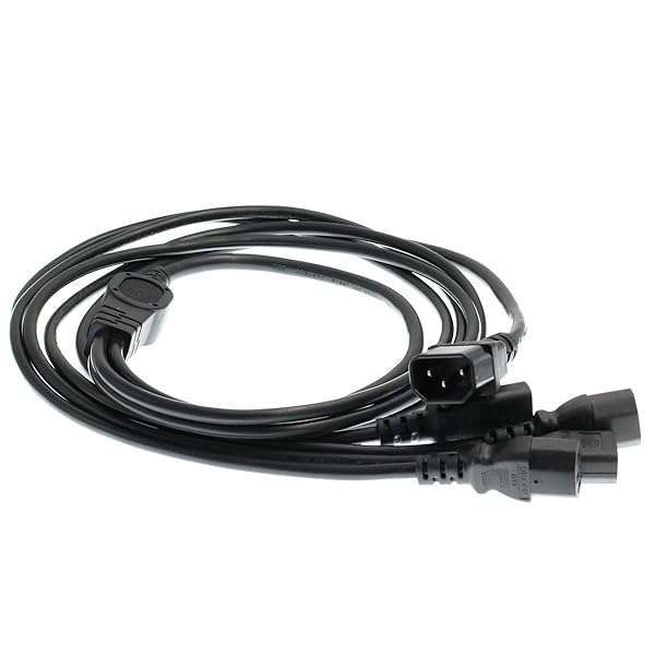 Buy Eonvic IEC 320 C14 Male to 4XC13 Female Y Splitter Power Cord 1.8m - High Quality & Durable