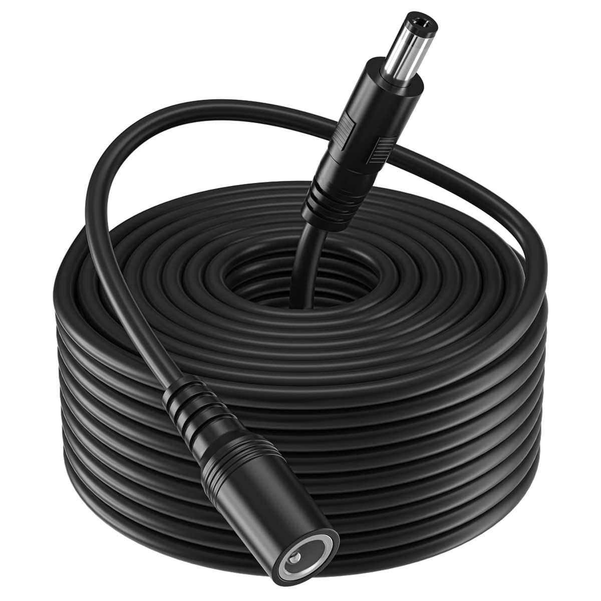 SIOCEN SIOCEN 33FT DC Power Extension Cable 2.1mm x 5.5mm for CCTV Security Camera LED Strip and Car Power Supply Adapter