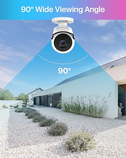 ZOSI ZOSI 2MP 1080P HD-TVI CCTV Camera with Audio & Night Vision - Weatherproof Indoor/Outdoor Security Solution - View 3 of 9