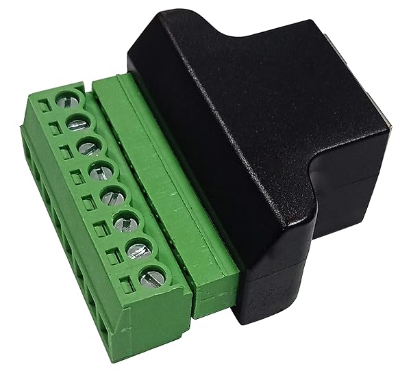 zdyCGTime ZdyCGTime RJ45 Female Plug to 8P 8C Female Bolt Screw Type Ethernet Network Cable Coupler for AV CCTV UTP DVR Cat5 Cat6 Cat7 2 Pack - View 6 of 7