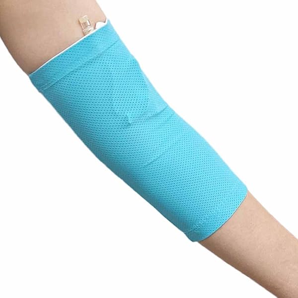 UMTEC UMTEC PICC Line Nursing Sleeve Cast Protector Cover Ultra Soft Comfortable for Adults Kids Blue Size S Weight 88 to 210 Pounds