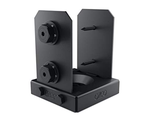 Ozco Buy Ozco 52107 Ironwood Lite 4x4 Post Base - Durable Black, 1 Per Pack | Fast Shipping!