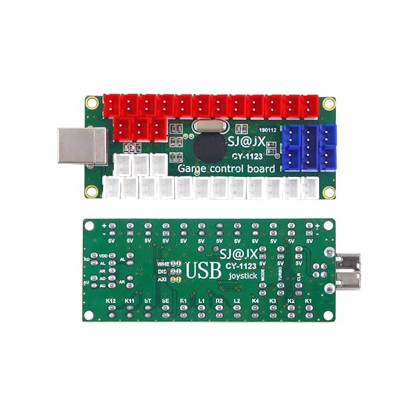 SJ@JX SJ JX Arcade DIY Kit LED USB Encoder Board Zero Delay Controller for Raspberry Pi Retro Pie MAME Fight Stick - View 4 of 4