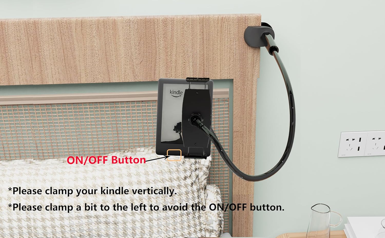 MAGIPEA Flexible Gooseneck Tablet Stand Holder Clip for iPad iPhone Nintendo Switch Samsung Galaxy Tabs and Kindle Fire HD Black - View 7 of 7