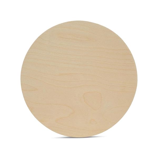 Woodpeckers Wood Circles 12 Inch Birch Plywood Discs Pack of 3 Unfinished Craft Wood Rounds by Woodpeckers