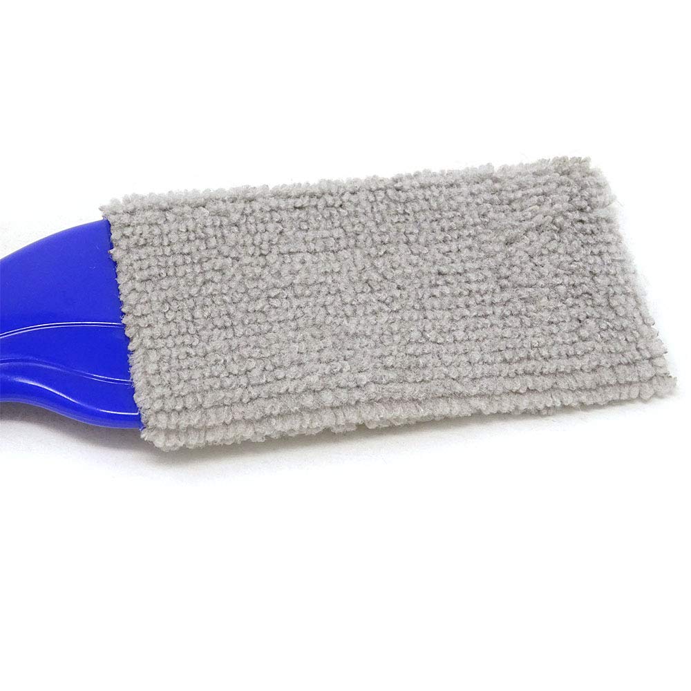 yueton Yueton Double Ended Portable Cleaning Brush Mini Hand Held Duster for Home Car Office Blue - View 4 of 5