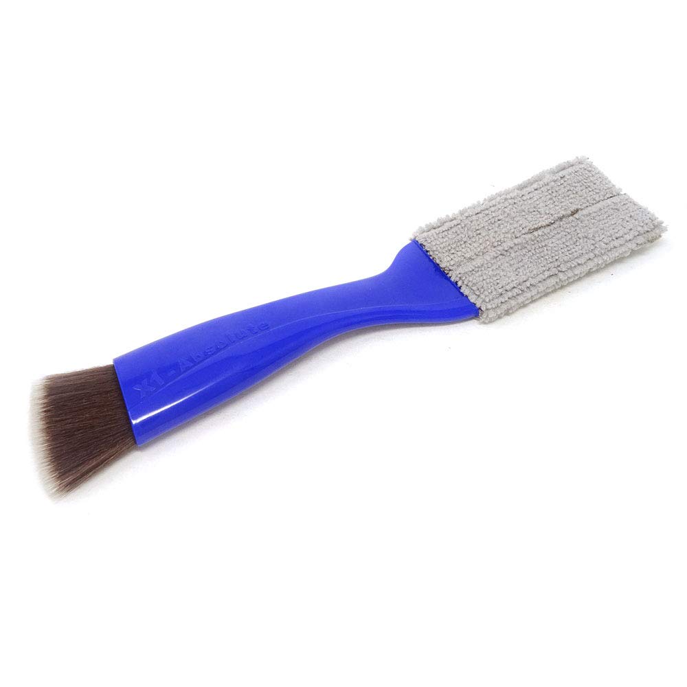 yueton Yueton Double Ended Portable Cleaning Brush Mini Hand Held Duster for Home Car Office Blue