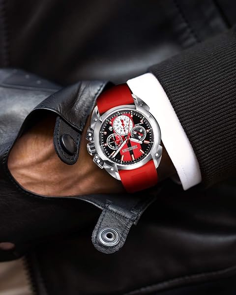 BINLUN BINLUN Silicone Rubber Watch Band Replacement Strap for Men and Women in Multiple Colors and Sizes - View 6 of 7