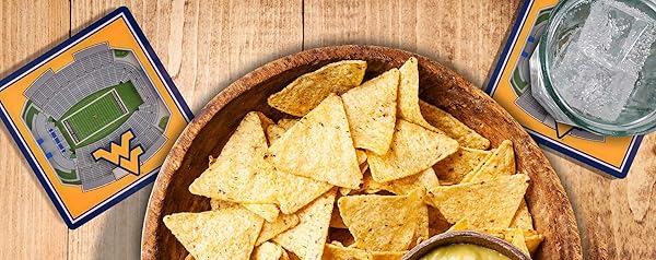 YouTheFan NCAA West Virginia Mountaineers 3D StadiumViews Coasters for Fans and Collectors - View 2 of 4