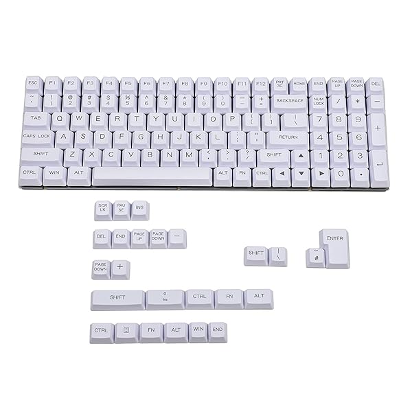 YMDK YMDK 96 84 ANSI ISO Keyset - OEM Thick PBT Keycaps for Cherry MX Keyboards | YMD96, RS96, KBD75, YMD75, FC980M - View 2 of 5
