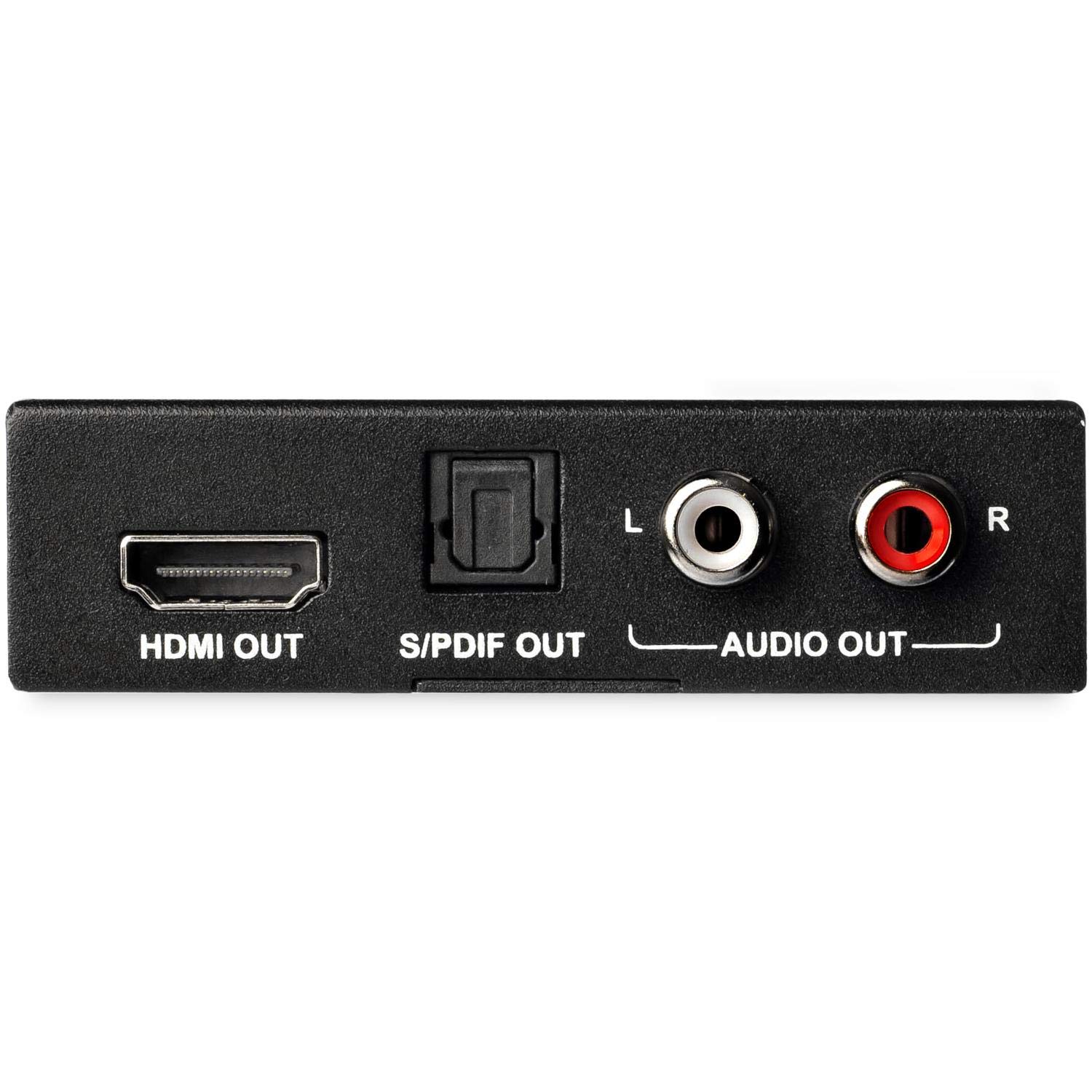 HDMI Audio Extractor 4K 60Hz De-embedder with HDR Toslink Optical and Dual RCA Audio Outputs - View 4 of 5
