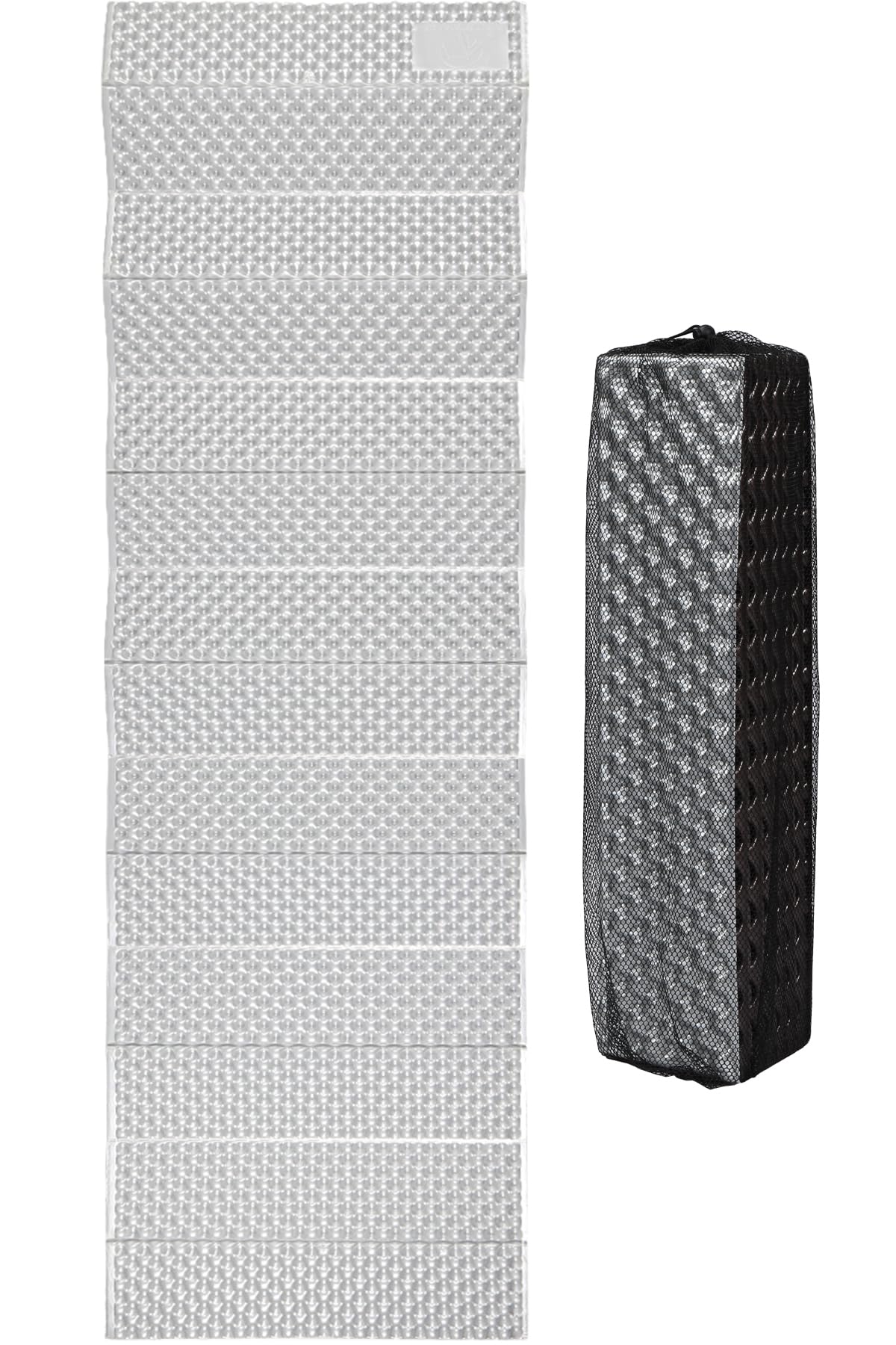"REDCAMP Closed Cell Foam Sleeping Pad - Lightweight 2-Pack for Camping & Backpacking, 72"x22"x0.75", Grey"