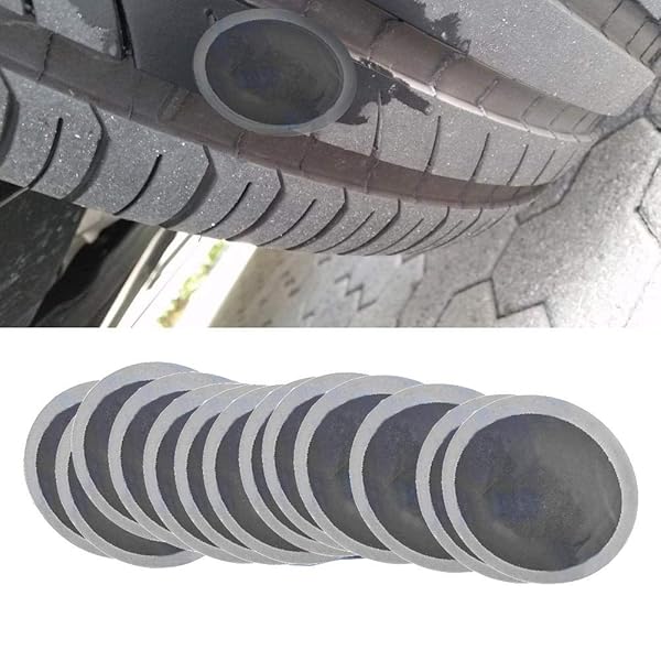 Aramox Aramox 200Pcs Tire Repair Patch - 32mm Round Rubber Tubeless Puncture Fix for Cars - View 3 of 9