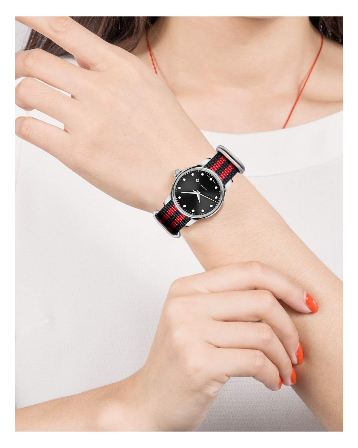 BINLUN BINLUN Premium Nylon Watch Strap Thick Multicolor Bands for Men Women 18mm to 24mm with Heavy Duty Stainless Steel Buckle - View 3 of 9